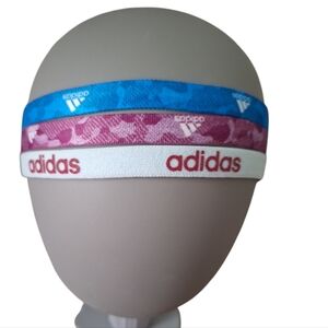 Adidas Workout Trio Headbands Set of 3 NWOT